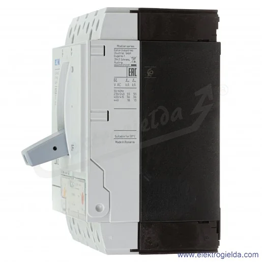 Wyłącznik mocy 116437, LZMC2-4-A250-I, 4P, 250A, 36kA, IP20