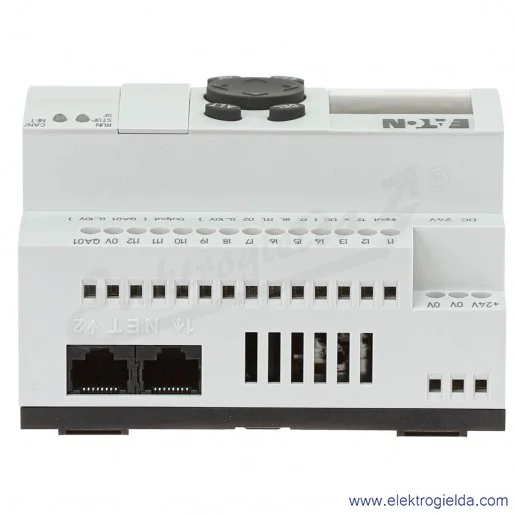 Sterownik PLC 106395, Easy Control EC4P-221-MTAD1, 24VDC, 12 wejść 8 wyjść, wyświetlacz LCD