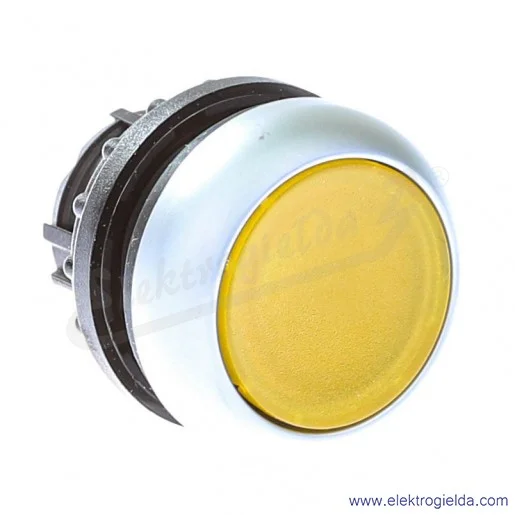 Napęd przycisku 216950, M22-DRL-Y, żółty, kryty, z podświetleniem, stabilny, IP67 Napęd przycisku 216950, M22-DRL-Y, żółty, kryty, z podświetleniem, stabilny, IP67