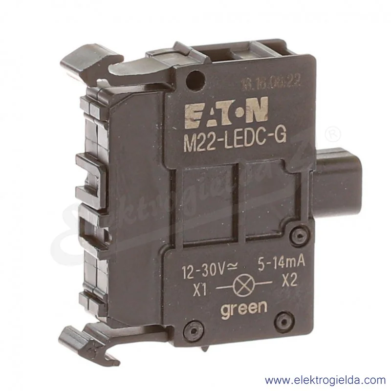 Moduł LED 216562, M22-LEDC-G, zielony, 12..30VAC/DC, do kasety