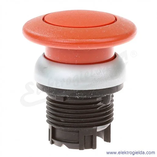 Napęd przycisku 216714, M22-DP-R, czerwony, grzybek, z samopowrotem, IP67