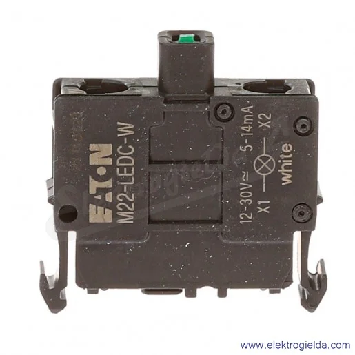Moduł LED 216560, M22-LEDC-W, biały, 12..30VAC/DC, do kasety