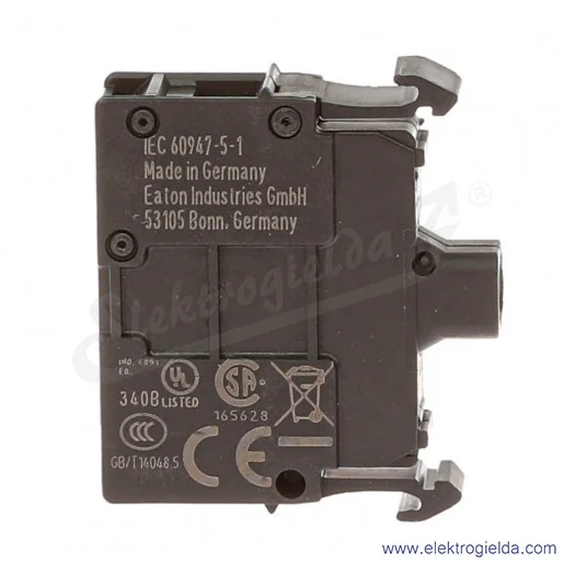 Moduł LED 216559, M22-LED-G, zielony, 12-30V AC/DC, montaż czołowy, zaciski śrubowe