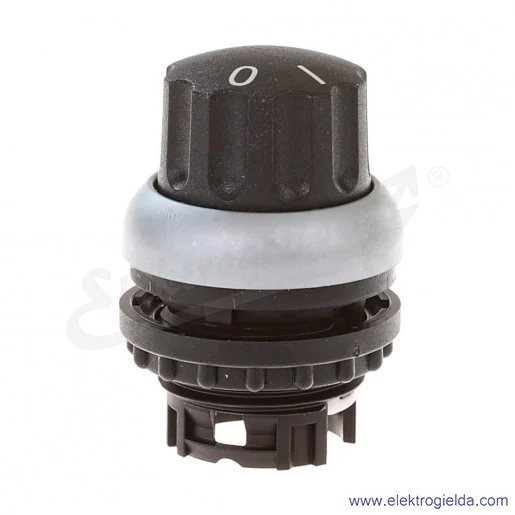 Napęd przełącznika 216855, M22-WR, pokrętny, 0-I, 2 położeniowy, stabilny, frezowany, IP66