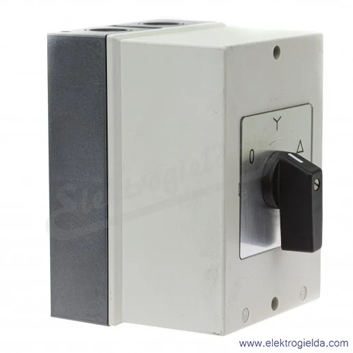 Łącznik krzywkowy gwiazda-trójkąt 092052, T5B-4-3/I, 0-Y-D, 3P 30kW, 63A