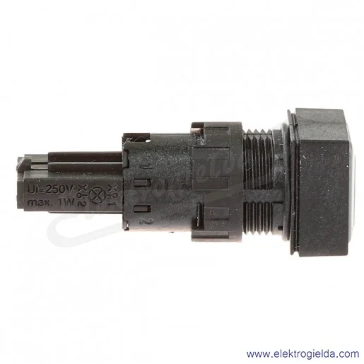 Napęd przycisku 086384, Q18D-BL, niebieski, kwadratowy 18x18mm, z samopowrotem, IP65
