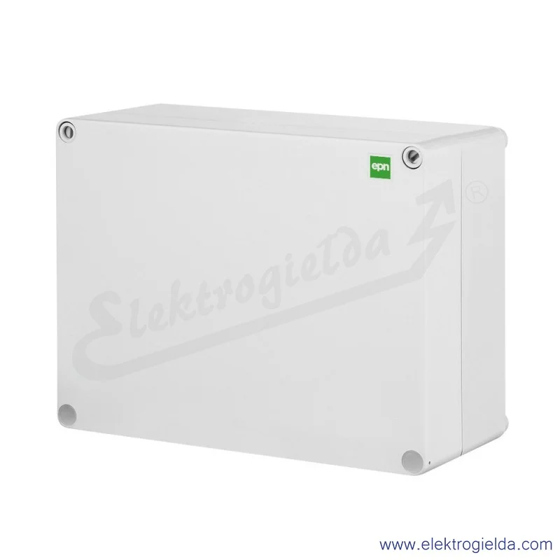 Puszka natynkowa 2717-00, 220x170x107, szara RAL7035, IP65, wewnętrzne wymiary 214X164X91mm
