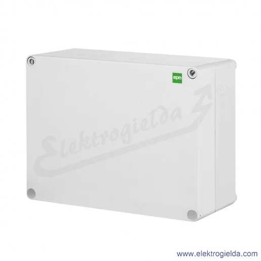 Puszka natynkowa 2717-00, 220x170x107, szara RAL7035, IP65, wewnętrzne wymiary 214X164X91mm
