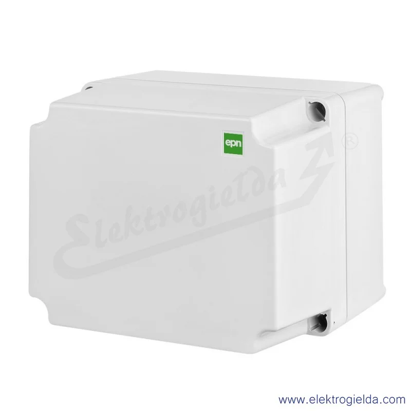 Puszka natynkowa 2706-00, 135x74x105, szara RAL7035, wewnętrzne wymiary 130X69X92mm, IP65