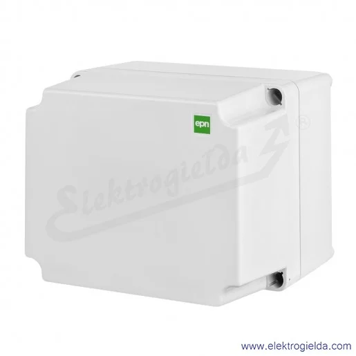 Puszka natynkowa 2706-00, 135x74x105, szara RAL7035, wewnętrzne wymiary 130X69X92mm, IP65