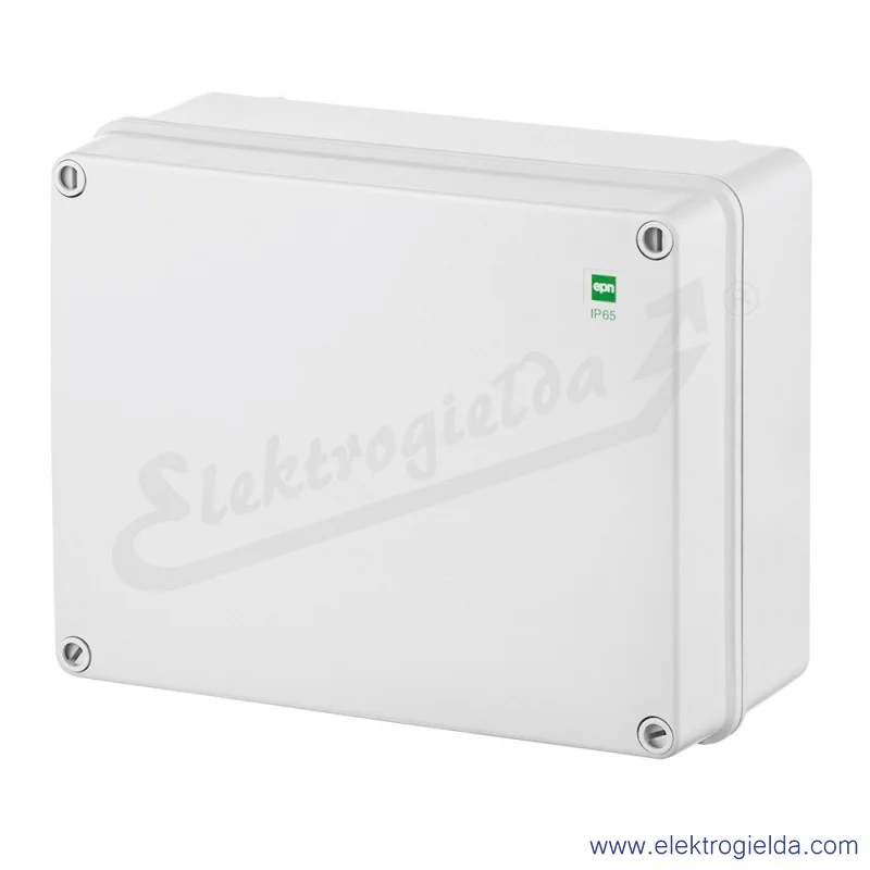 Puszka natynkowa 2726-00, 340x270x165mm, szara RAL7035, wewnętrzne wymiary 328X258X154mm, IP65