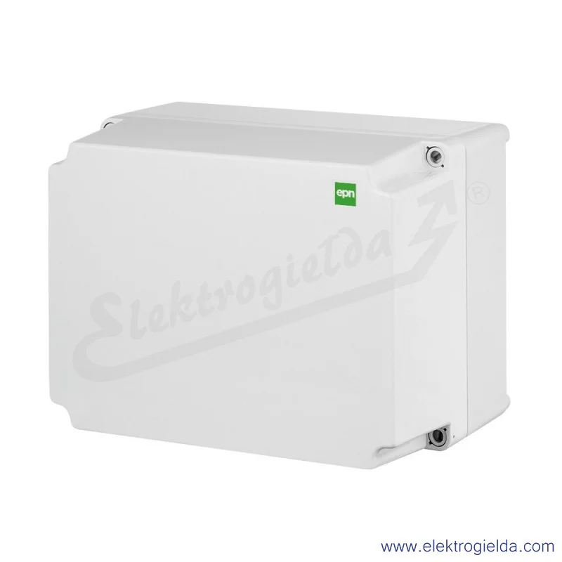 Puszka natynkowa 2702-00, 105x105x140mm, szara RAL7035, wewnętrzne wymiary 99x99x131mm, IP65