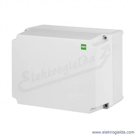 Puszka natynkowa 2702-00, 105x105x140mm, szara RAL7035, wewnętrzne wymiary 99x99x131mm, IP65