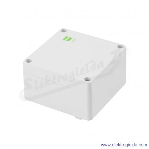Puszka natynkowa 2701-00, 105x105x66mm, szara RAL7035, wewnętrzne wymiary 99x99x56mm, IP65