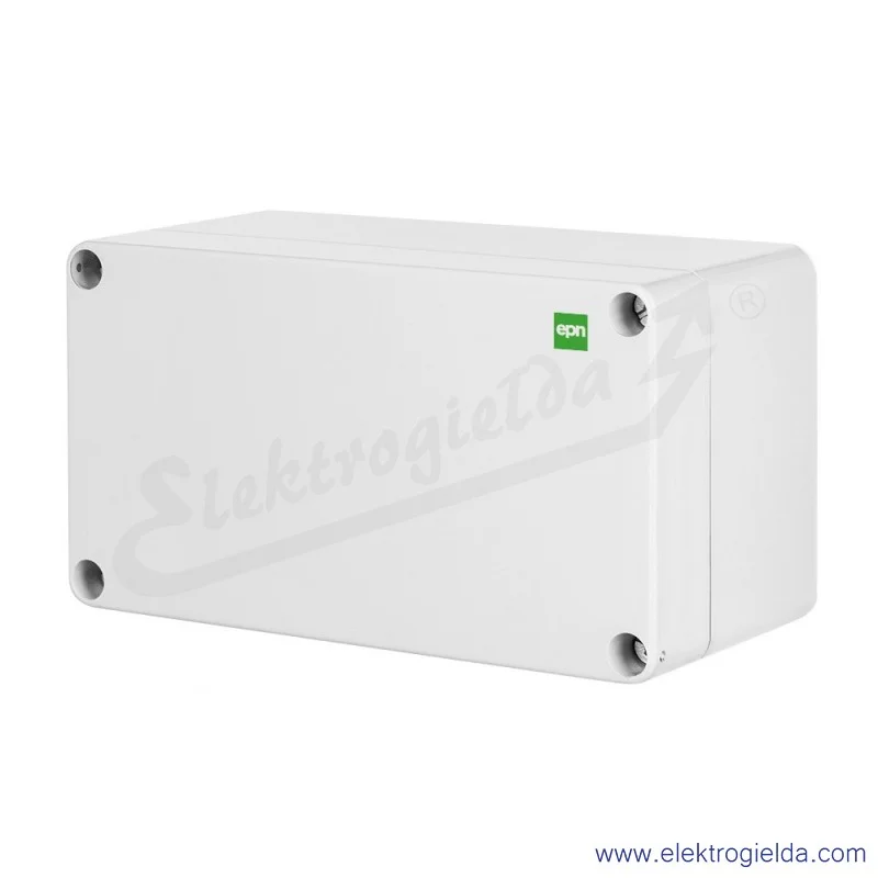 Puszka natynkowa 2705-00, 135x74x72mm, szara RAL7035, wewnętrzne wymiary 130X69X57mm, IP65