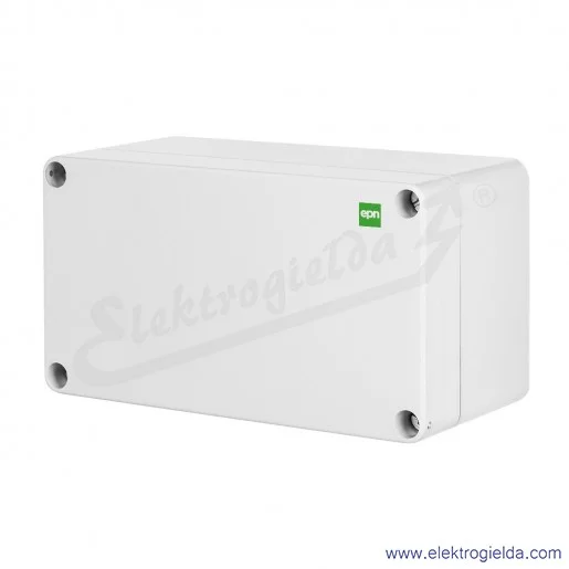 Puszka natynkowa 2705-00, 135x74x72mm, szara RAL7035, wewnętrzne wymiary 130X69X57mm, IP65