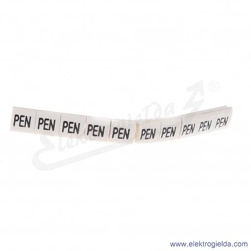 Oznacznik opisowy R34RR-02050207400, EZ-6B *PEN*, biały, 100szt