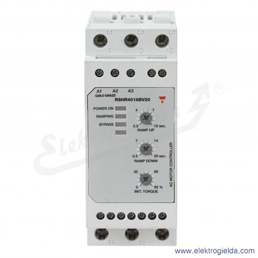 Softstart RSHR4018BV20, 10kW, 18A, 400VAC