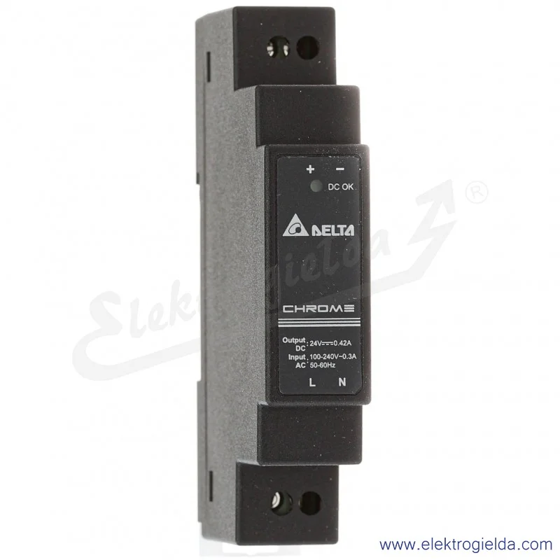 Zasilacz DRC-24V10W1AZ, 24VDC 0.42A, 10W, zasilanie 90..264VAC lub 125..375VDC
