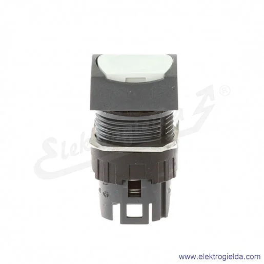 Napęd przycisku ZB6CA1 biały kwadratowy, kryty, samopowrotny, fi 16mm, IP65