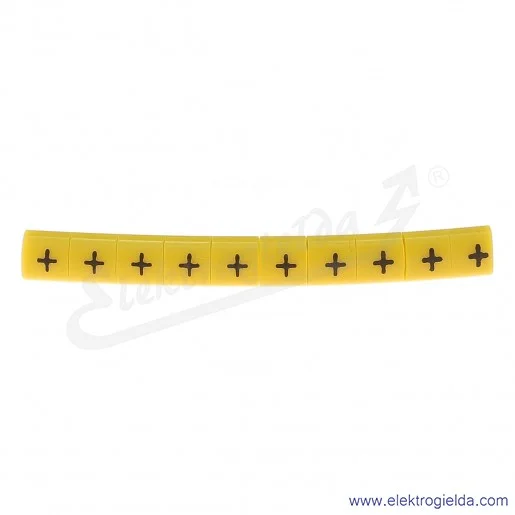Oznacznik opisowy E04ZP-01020105400, OZ 0 *uziem*, żółty, 100szt