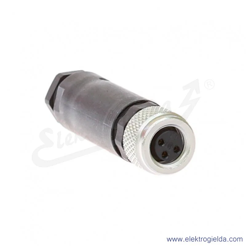 Złącze 8004833, B5133-0 / SKPC3K 3P, M8, żeńskie, proste, zaciski śrubowe