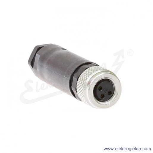 Złącze 8004833, B5133-0 / SKPC3K 3P, M8, żeńskie, proste, zaciski śrubowe