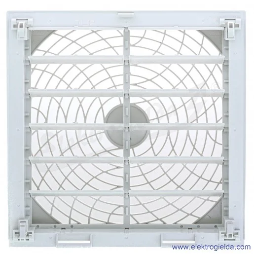 Kratka wentylacyjna 11873.0-00, FPI 118, klapy grawitacyjne, 223x223mm, głębokość 46mm, IP54