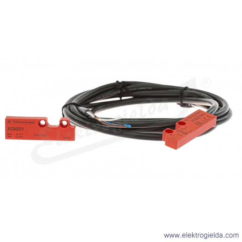 Łącznik krańcowy XCSDMC7902 magnetyczny bezpieczeństwa, 51x16x7mm, NC+NC z przewodem 2m