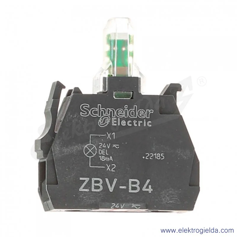 Moduł podświetlający ZBVB4 Czerwony LED 24VAC/DC