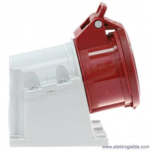 Gniazdo stałe 23395, Eco 5X16, 400V, IP44, natynkowy