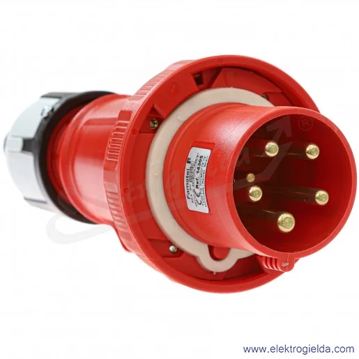 Wtyczka 14305, 5X63, 400V, przenośna, IP67