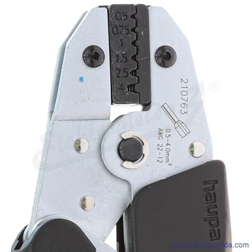 Praska 210763 do tulejek kablowych H/HI 0,5-4mm, matryca trapez