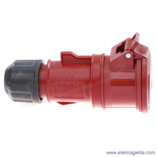 Gniazdo przenośne 23302, Eco 4X32, 400V, na przewód, IP44
