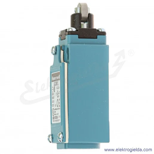 Wyłącznik krańcowy GLCB01C, 1NO1NC, 6A 250VDC 600VAC, trzpień z rolką 12.4mm