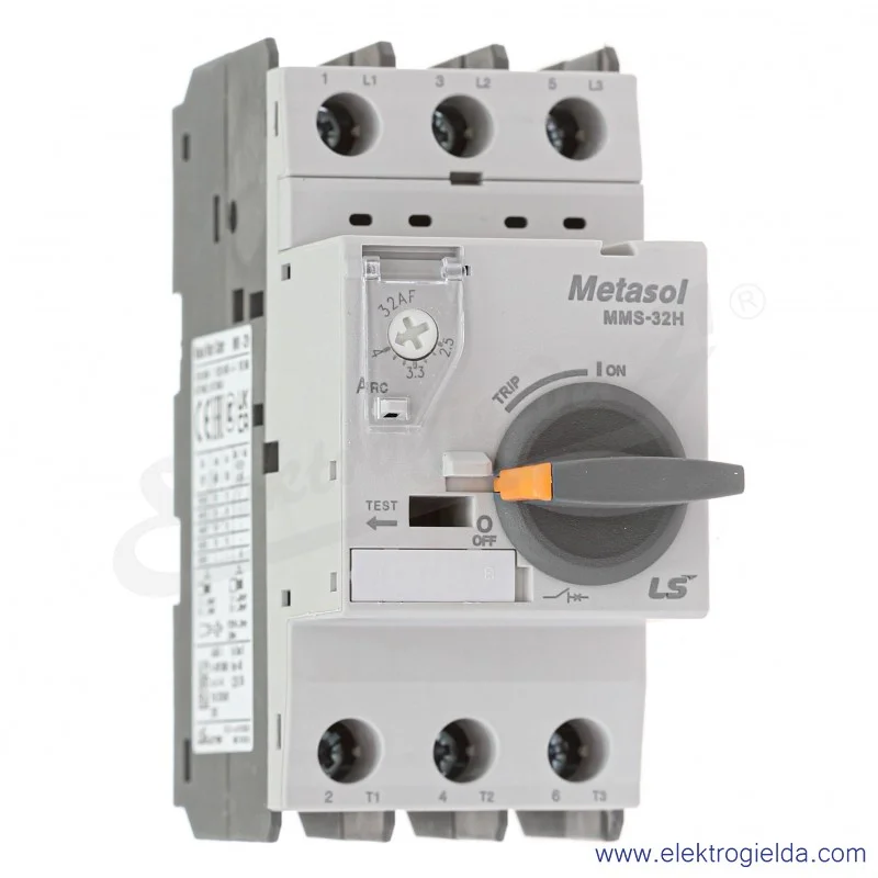 Wyłącznik silnikowy MMS-32H 4A 3P 1,5kW 2,5-4A