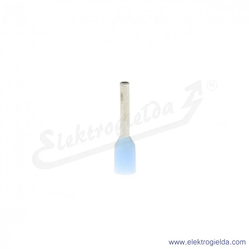 Końcówki tulejkowe E08KH-02010100601 HI 0.25/8 izolowane niebieskie, miedziane cynowane, 1000szt