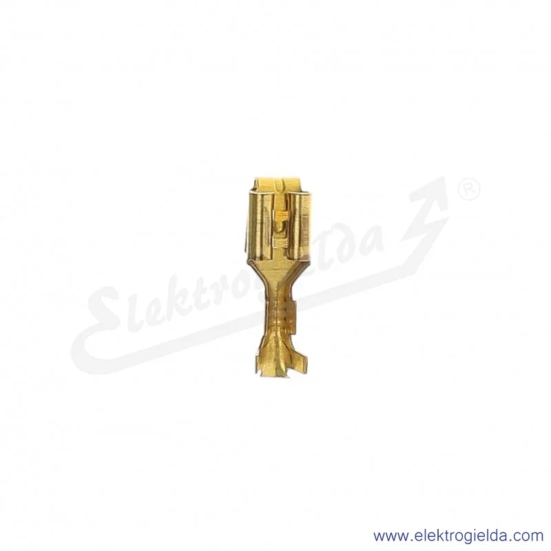 Nasuwka konektorowa E10KN-01030200101 NW 4,8-1/0,8 NC z odgałęzieniem, mosiężne, 100szt
