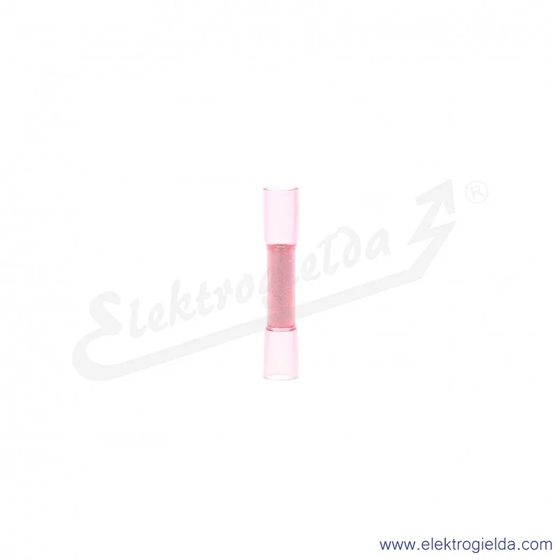 Końcówki łączące E09KO-02070100101, KLIT 1, 0,75-1mm2, w izolacji termokurczliwej czerwonej, 100szt