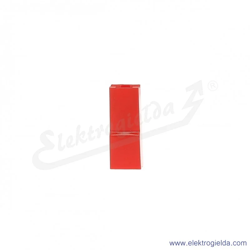 Osłonki izolacyjne E10KN-01070200601 ONZ 6,3-6 RD czerwone, do nasuwek prostych, 100szt