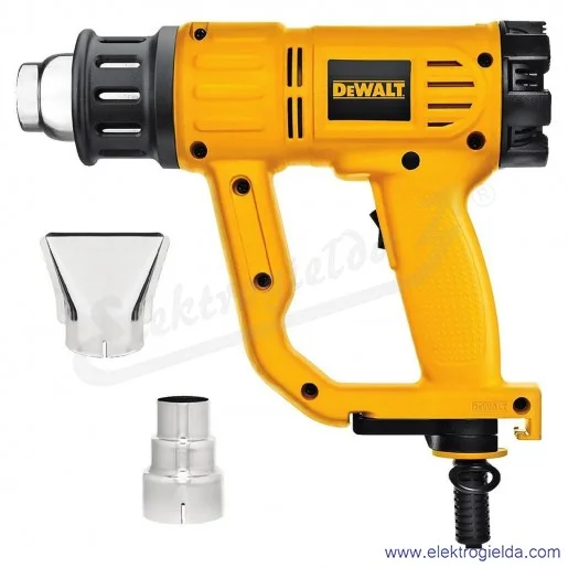 Opalarka sieciowa D26414-QS 50-600°C 2000W 2 prędkości wydmuchu +2 przystawki