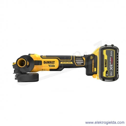 Szlifierka kątowa akumulatorowa DCG409VST1-QW 1550W, 1x6Ah 18/54V z regulacją obrotów 3000..9000obr/min