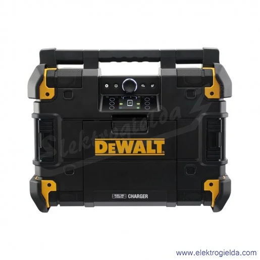 Radio budowlane DWST1-81078-QW Tstak, FM i DAB, bluetooth, 6 głośników 45W, IP54