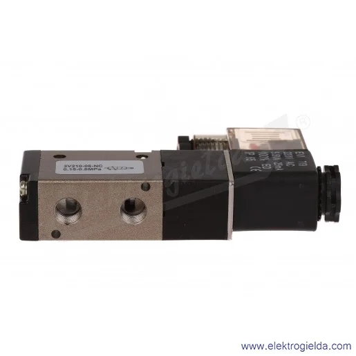 Elektrozawór 3/2 NC 1/8 230VAC z cewką, HF Pneumatics