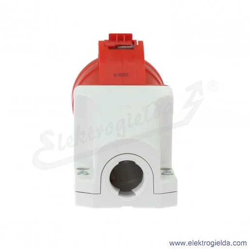 Gniazdo stałe 125-6K 5X32 mała obudowa 4P+N 32A 400V, IP44