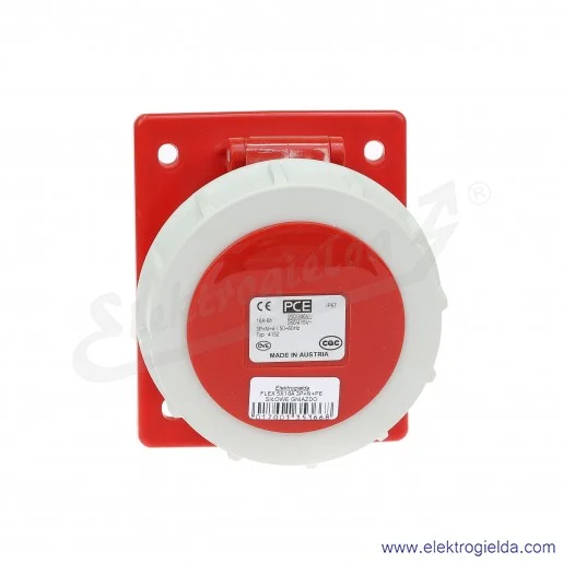 Gniazdo siłowe 4152-6F78 FLEX 5X16A 3P+N+PE tablicowe skośne IP67