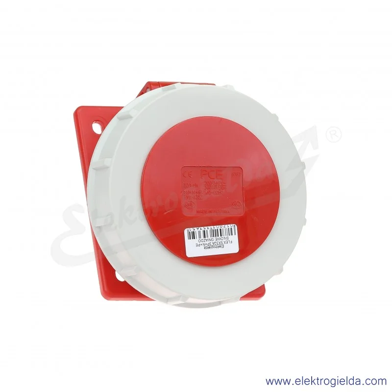 Gniazdo siłowe 4252-6F78 FLEX 5X32A 3P+N+PE tablicowe skośne IP67
