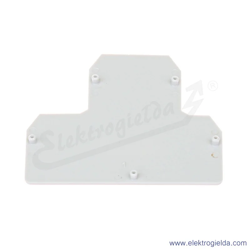 Płytka skrajna A41-0408 PSU-4/2Z szara, 1.2mm, do ZUG-21..24