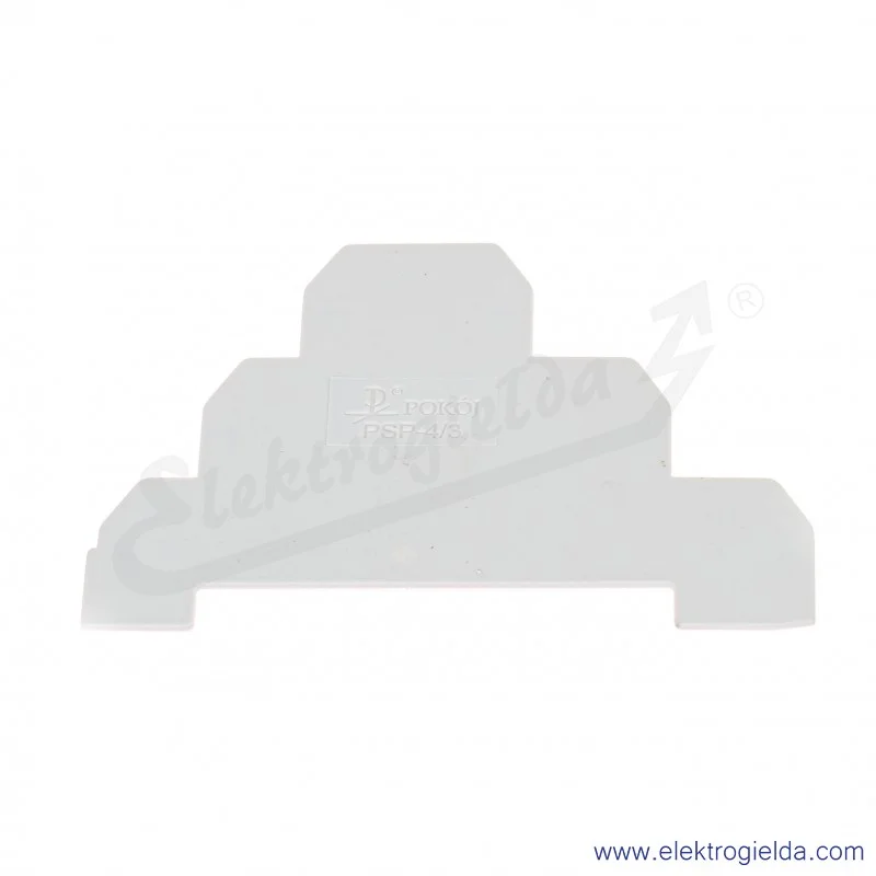 Płytka skrajna A41-7208 PSP-4/3 szara, 1mm, do ZG-G/31..36