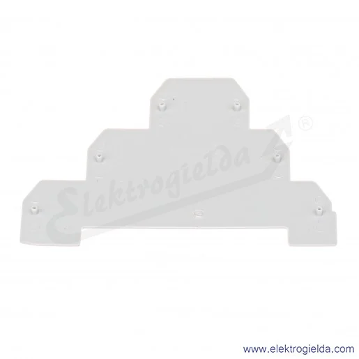 Płytka skrajna A41-7208 PSP-4/3 szara, 1mm, do ZG-G/31..36